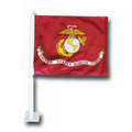 12" x 16" Marine Corps Premium Car Flag